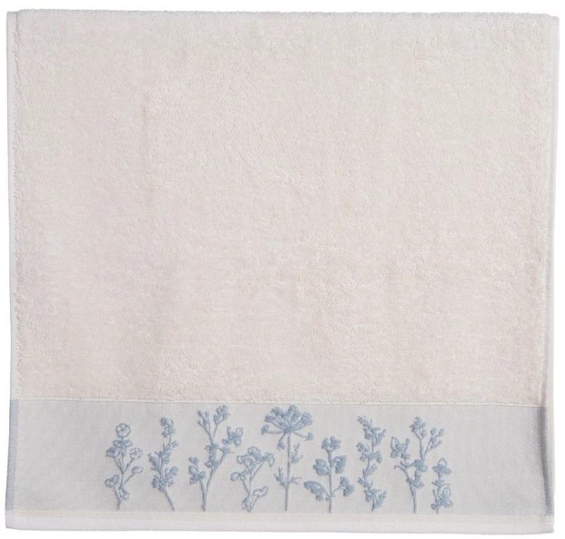 Πετσέτα Claris Ecru Nef-Nef Homeware Χεριών 30x50cm 100% Βαμβάκι