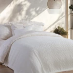 Κουβέρτα Ventora Ecru Nef-Nef Homeware Υπέρδιπλo 230x250cm 100% Βαμβάκι