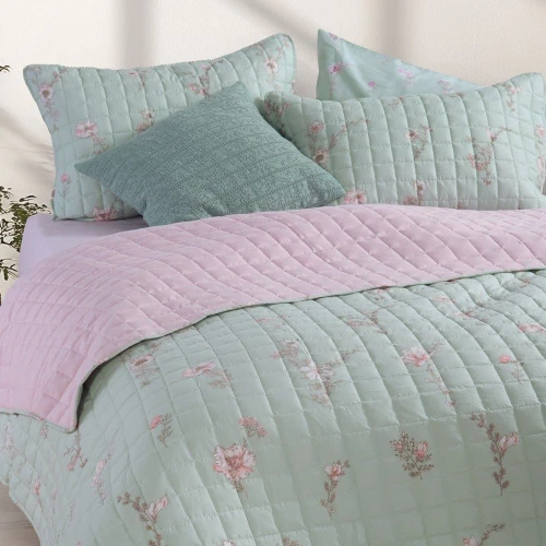 Κουβερλί Irida Mint Nef-Nef Homeware Μονό 180x240cm Microfiber-Polyester