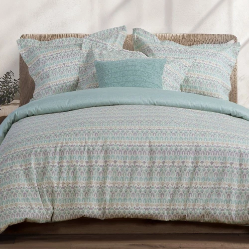 Σεντόνια Mosair (Σετ 4τμχ) Aqua Nef-Nef Homeware King Size 270x280cm 100% Βαμβάκι