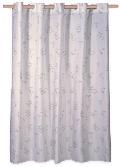 Κουρτίνα Μπάνιου Claris Ecru Nef-Nef Homeware 180Πx180Υ Πολυέστερ