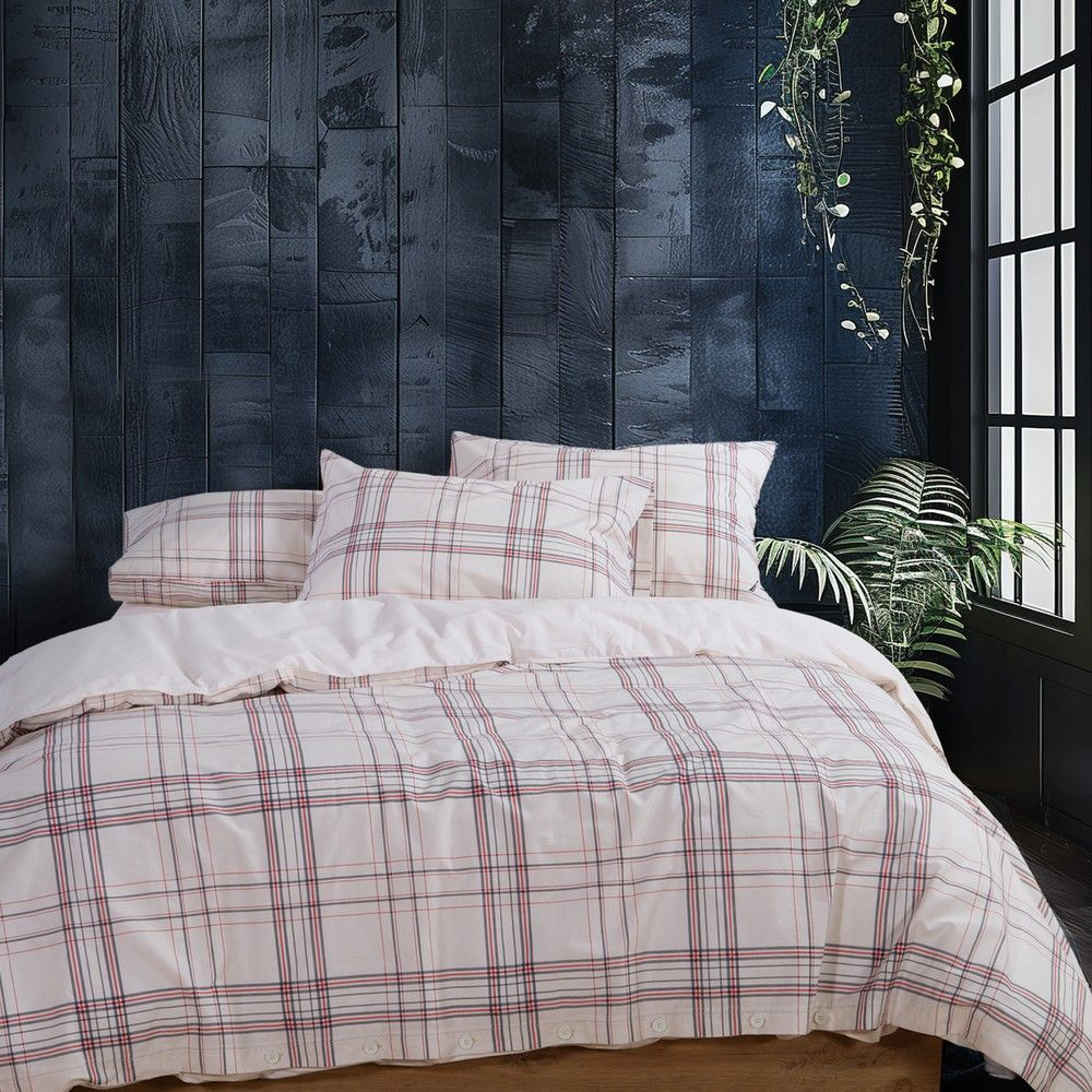 Σεντόνια Nau Navigate (Σετ 4τμχ) Ecru Nautica Διπλό 200x270cm 100% Βαμβάκι