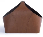 Εφημεριδοθήκη Lethal Από Δερματίνη 30X20X32 Latte Nef-Nef Homeware Τεχνόδερμα