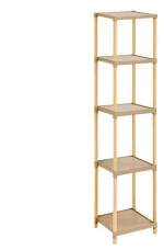 Ραφιέρα 0243600 28x25x137cm Natural-Beige