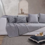 Ριχτάρι Aronia Grey Nef-Nef Πολυθρόνα 170x180cm Βαμβάκι-Πολυέστερ