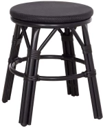 Σκαμπό Chino HM6285.02 Φ36x46cm Black