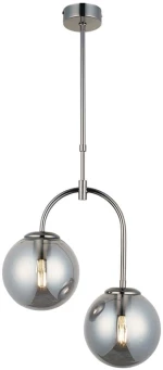 Φωτιστικό Οροφής Portemo 341LCA1226 37x105cm 2xE27 40W Silver Opviq