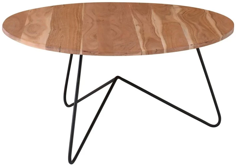 Τραπεζάκι Σαλονιού BORAL-W ΕΑ7074,W 80x40cm Natural-Black