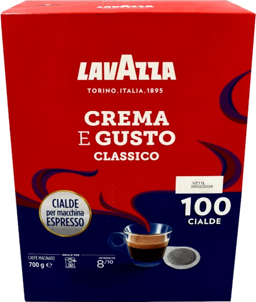 LAVAZZA 100 PODS CREMA E GUSTO - COFFEE  E.S.E.