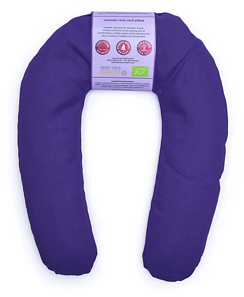 Μαξιλάρι Αυχένα με Λεβάντα Neck Pillow Lavender Organic Purple