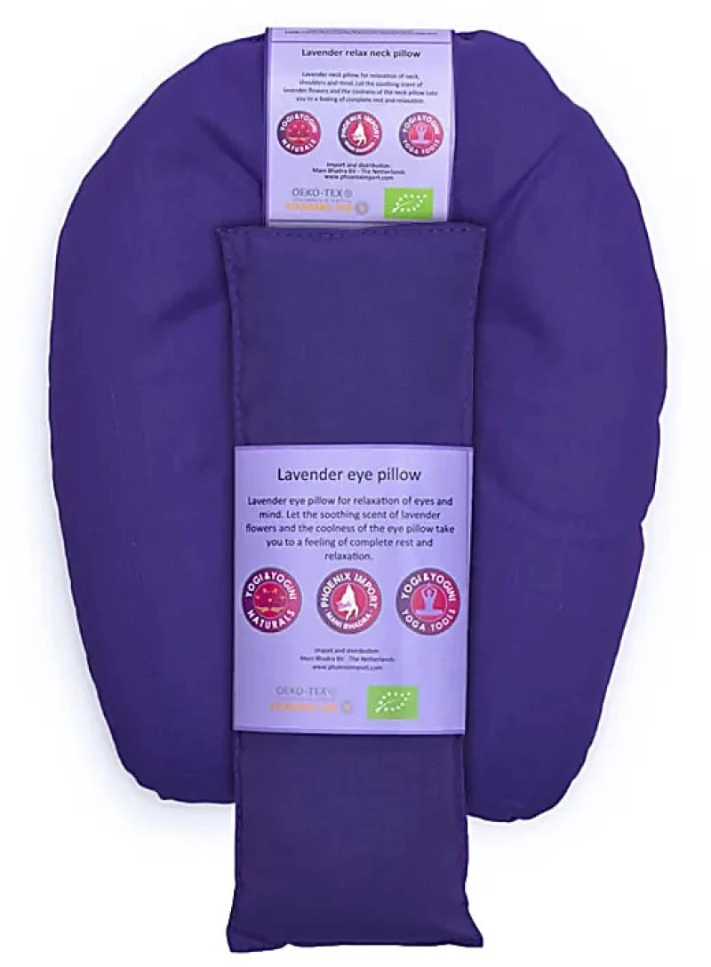 Μαξιλάρι Αυχένα με Λεβάντα Neck Pillow Lavender Organic Purple
