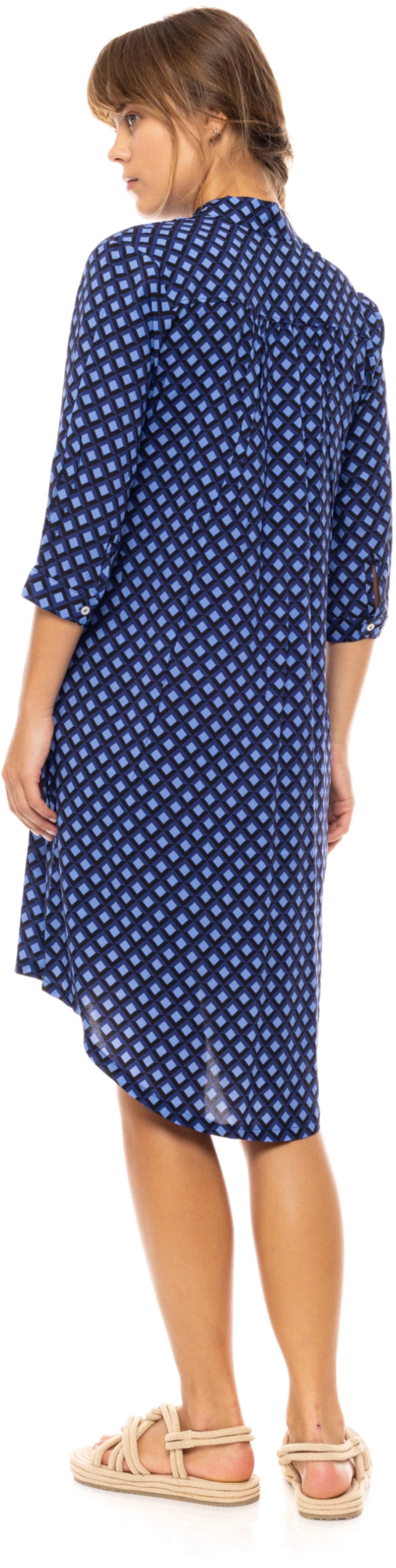 Γυναικείο BEACHWEAR PINK LABEL - BLUE AZURE - Viscose - 3/4 Μανίκι