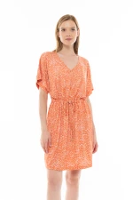 Γυναικείο Νυχτικό Pink Label - Leopar Print - Κοντομάνικο - Viscose