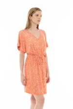 Γυναικείο Νυχτικό Pink Label - Leopar Print - Κοντομάνικο - Viscose