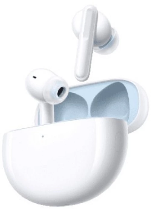 Oppo Enco Free 2i In-ear Bluetooth Handsfree Ακουστικά με Αντοχή στον Ιδρώτα και Θήκη Φόρτισης Λευκά