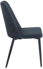 OLIVIA BLACK VELVET/PU ΚΑΡΕΚΛΑ ΜΕΤΑΛΛΙΚΗ