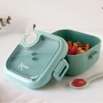 Kiokids Δοχείο Φαγητού με Κουταλάκι Μπεζ 750ml 4249.