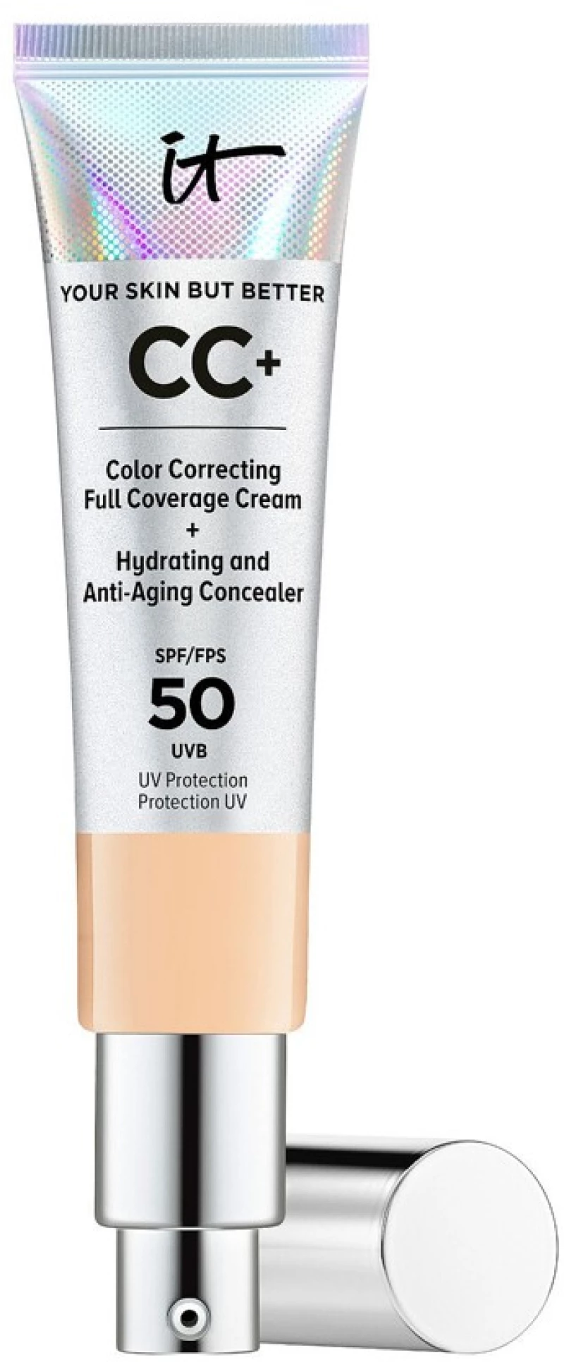 IT Cosmetics - CC+ Foundation SPF 50 - Light Medium / Beauty