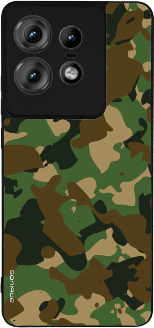 Θήκη Sonique Camouflage Army Series για Motorola Edge 50 Pro 5G Πράσινο