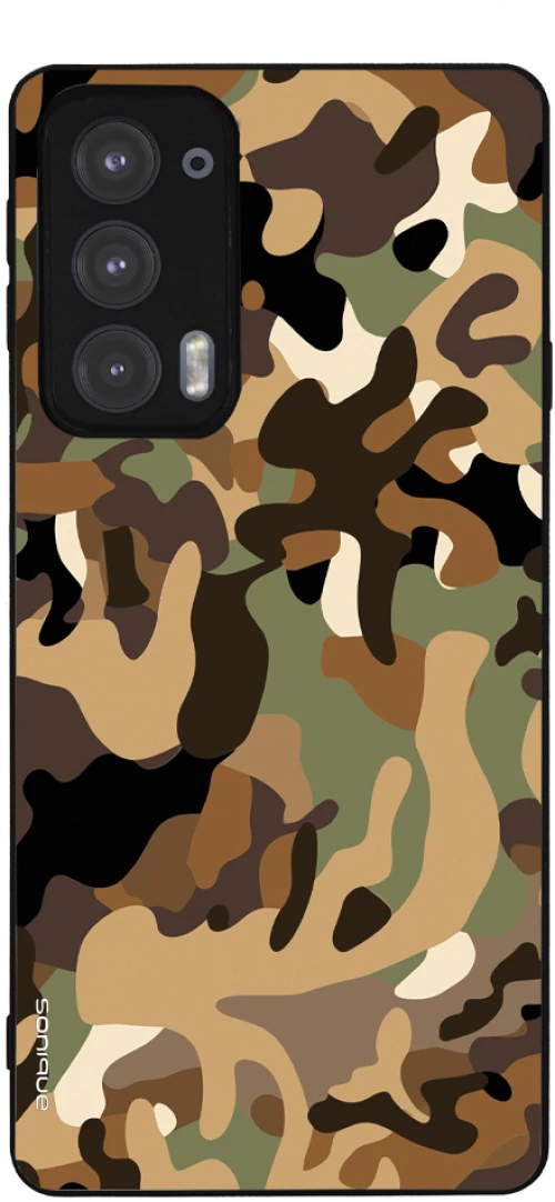 Θήκη Sonique Camouflage Army Series για Motorola Edge 20 5G Καφέ