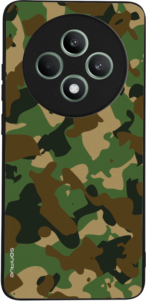 Θήκη Sonique Camouflage Army Series για Oppo Reno12 F 5G Πράσινο