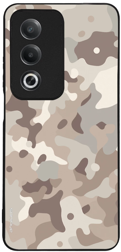 Θήκη Sonique Camouflage Army Series για Oppo A80 5G Μπεζ