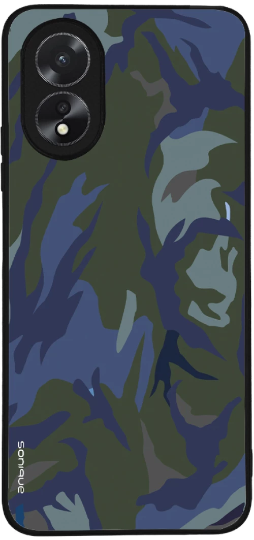 Θήκη Sonique Camouflage Army Series για Oppo A38 Μπλε 01
