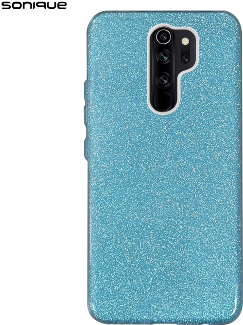 Θήκη Σιλικόνης Sonique Shiny Xiaomi Redmi 9 Γαλάζιο