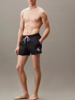 Calvin Klein Short ανδρικό συνθετικό μαγιό σκούρο μπλε KM0KM01099-CEF