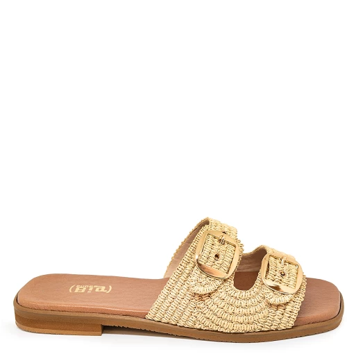 Bigshoes GA0112-13 Δερμάτινο Σανδάλι Μπεζ