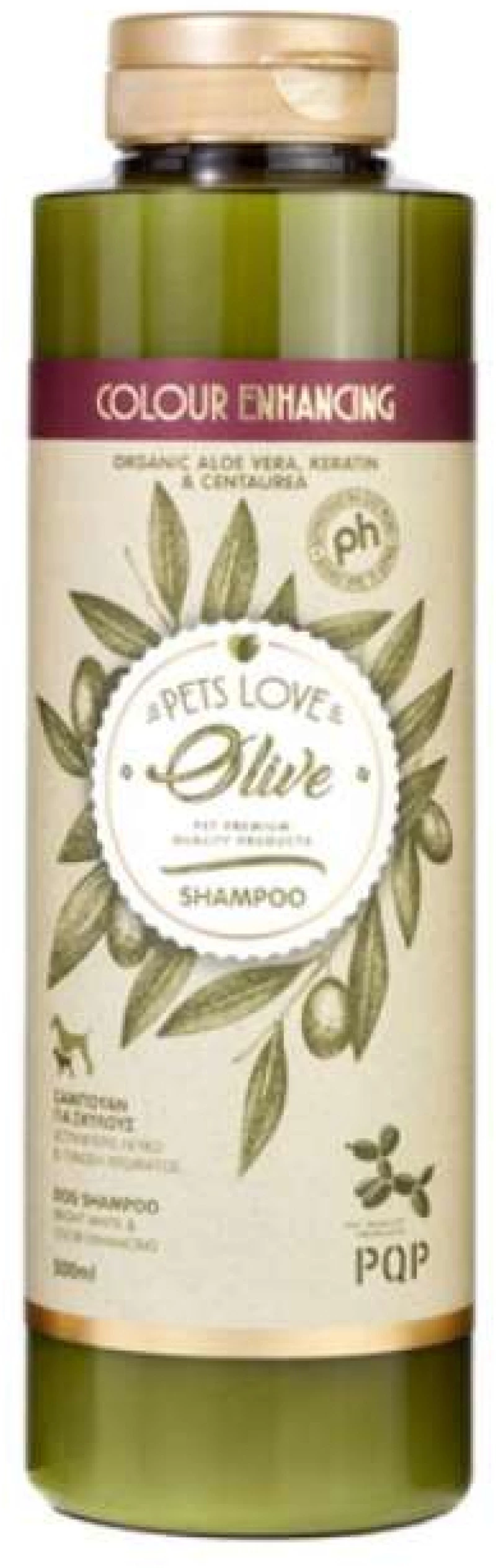 PQP Φυσικό Σαμπουάν Σκύλου Olive Color Enhancing 500ml