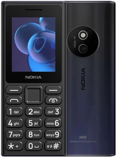 ΚΙΝΗΤΟ ΜΕ ΠΛΗΚΤΡΑ NOKIA 110 (2024) 2G 2.0" DUAL SIM 4MB/16MB (TA-1694) BLACK GR