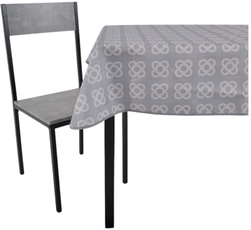 ΤΡΑΠΕΖΟΜΑΝΤΗΛΟ ΑΛΕΚΙΑΣΤΟ 140x220εκ.ΓΕΩΜΕΤΡΙΚΟ ΜΟΤΙΒΟ ΣΕ ΓΚΡΙ ΧΡΩΜΑ ANKOR