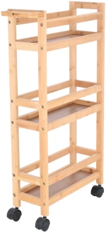 ESTIA ΤΡΟΛΕΥ ΟΡΓΑΝΩΣΗΣ ΒΑΜΒΟΟ ESSENTIALS 3 ΕΠΙΠΕΔΩΝ 36x15x74cm