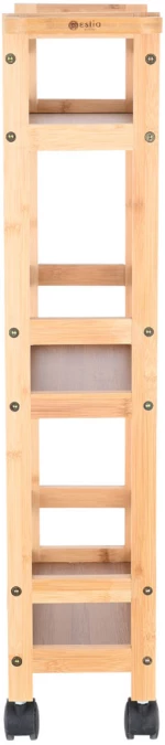 ESTIA ΤΡΟΛΕΥ ΟΡΓΑΝΩΣΗΣ ΒΑΜΒΟΟ ESSENTIALS 3 ΕΠΙΠΕΔΩΝ 36x15x74cm