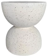 Liberta PIONI 1 SIDE TABLE TERRAZZO 40x40xH46cm 40x40xH46cm 04-1209