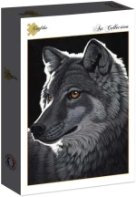 Grafika-F-30020-Schim Schimmel - Night Wolf-Puzzle 1000 pieces