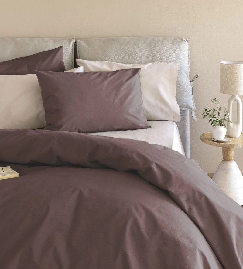 Σετ Σεντόνια Υπέρδιπλα (240x260) Etoile/2 Brown βαμβακερά Palamaiki