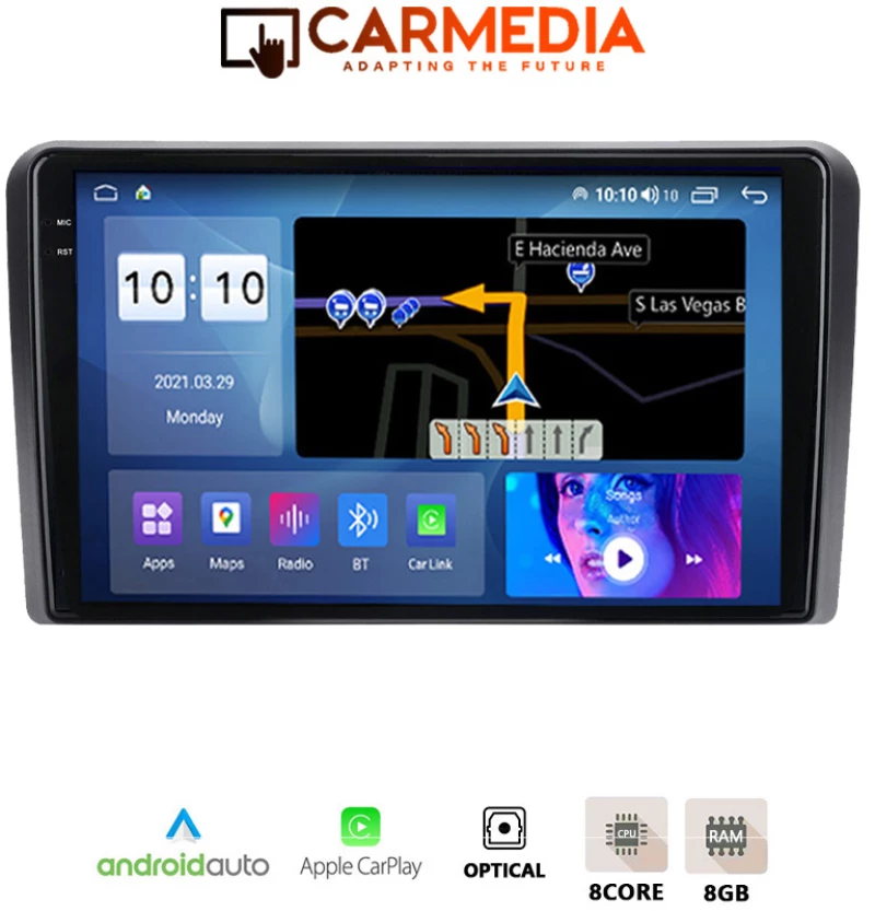 CARMEDIA CM8095-13 PLUS TABLET 9.5'' OEM FIAT GRANDE PUNTO 2005-2012