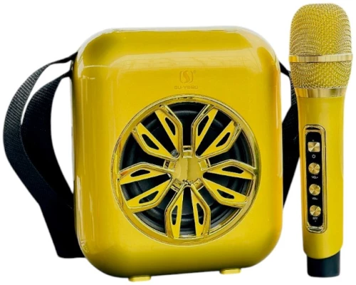 Ασύρματο ηχείο Bluetooth με μικρόφωνο Karaoke - YS-A20 - 887103 - Gold