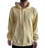 STRANGEL STRANGEL HOODED FULL ZIP 2028-LEMON
