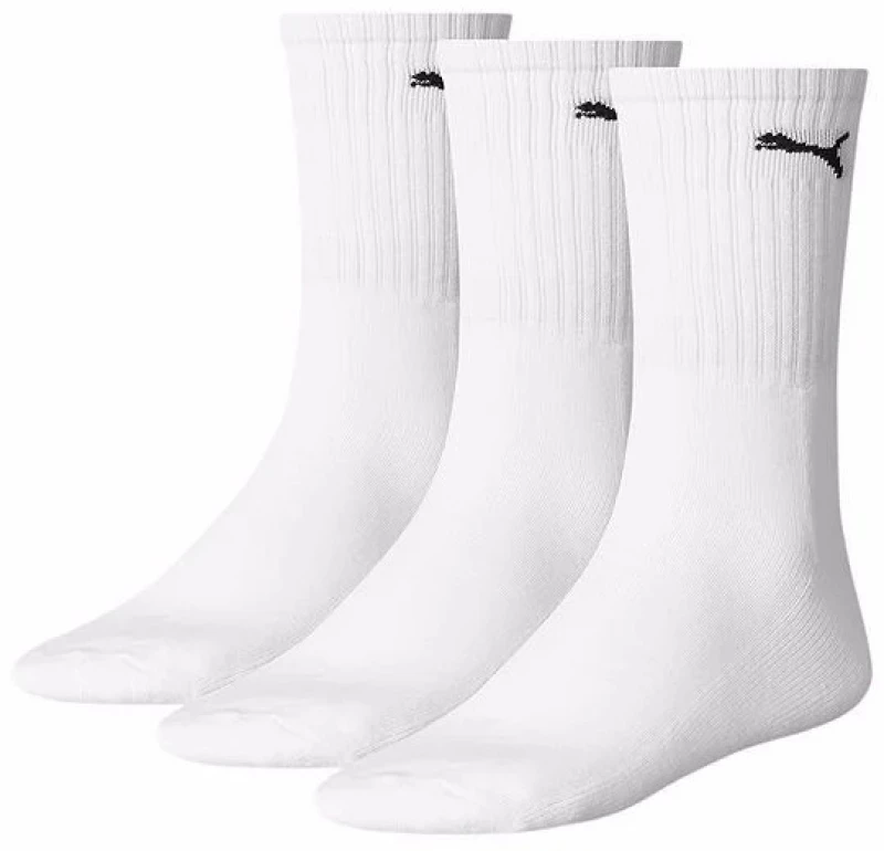 PUMA CREW SOCK 3P WHT 7312300