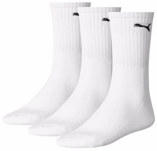 PUMA CREW SOCK 3P WHT 7312300