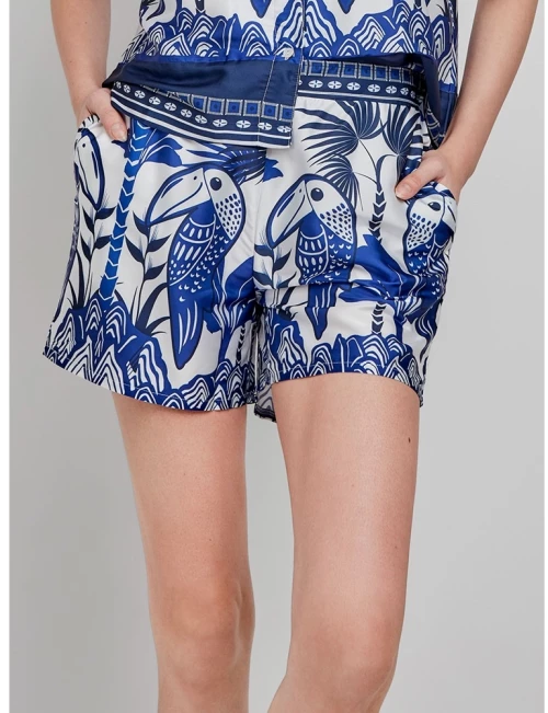Gisela Γυναικείο Σορτς Πυζάμας Σατέν Regular Fit 2/20264B