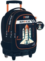 Τσάντα Τρόλλευ Must 34x20x44cm 3 Θήκες Space Expedition 000586240