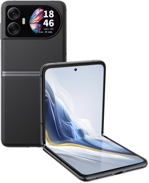 BLACKVIEW HERO 10 (12GB+256GB) NFC FLIP SMARTPHONE ANDROID 14 BLACK