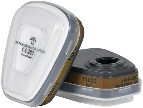 Φίλτρα αερίων για μάσκα Cofra 9300G σετ με προφίλτρα 2 τεμ Cofra T1000T3 A1 P3 R