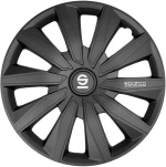 Τάσια Τροχών Milano 14'' μαύρο 4τμχ Sparco 008.SPC1483BK