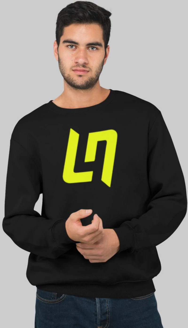 Lando Norris Logo Φούτερ - BLACK