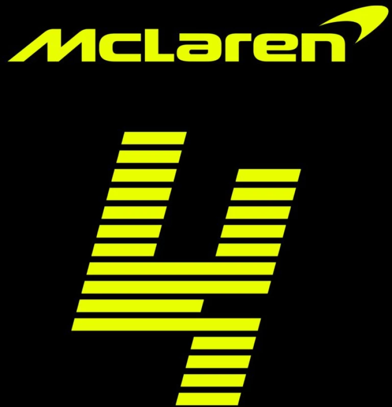 Lando Norris Logo Φούτερ - BLACK